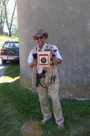 John Issac with my disguised camera