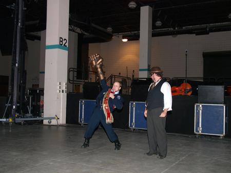 The emperor and Dr. Grymm