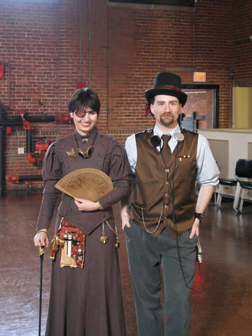 Steampunk couple