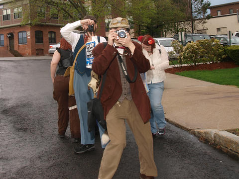 Taking a picture of a photographer photographing me