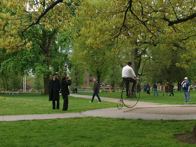 Old fashioned bicycles #2