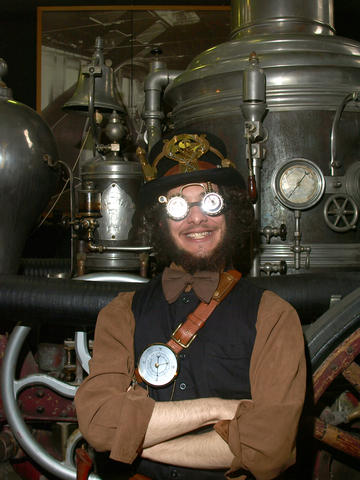 Steampunk character