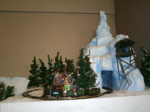 Employee made gingerbread houses