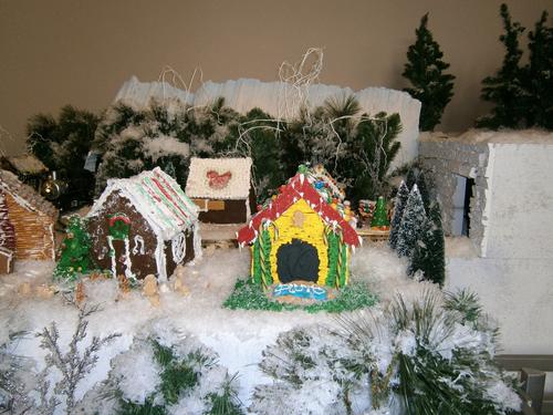 Employee made gingerbread houses #2