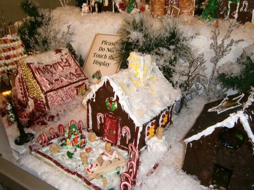 Employee made gingerbread houses #3