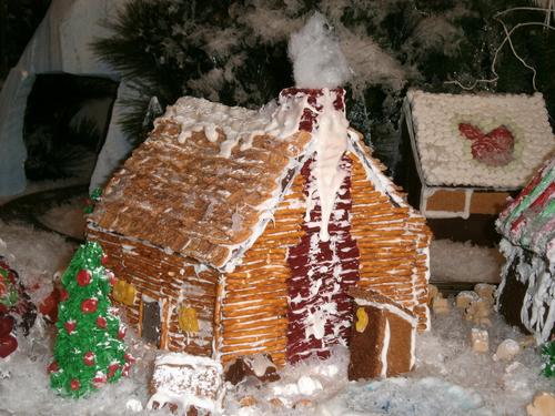 Employee made gingerbread houses #7