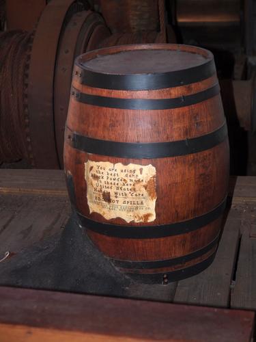 Black powder in Big Thunder Mountain ride