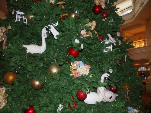 Christmas tree at the Grand Floridian hotel