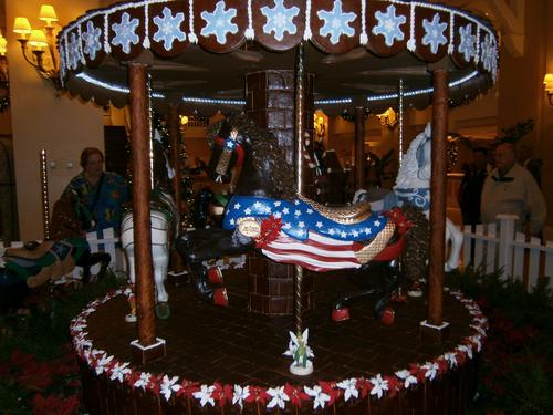 Gingerbread carousel at the Beach Club Resort hotel #3