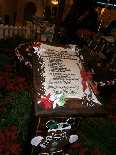 Gingerbread carousel at the Beach Club Resort hotel #4