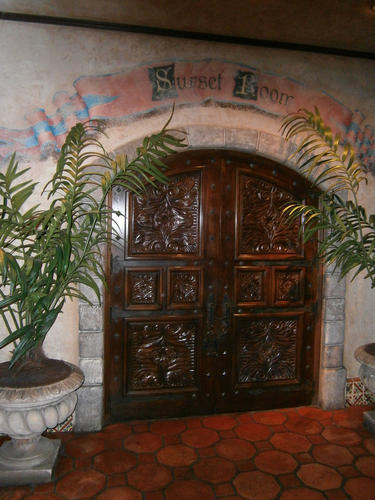 Door at the Tower of Terror