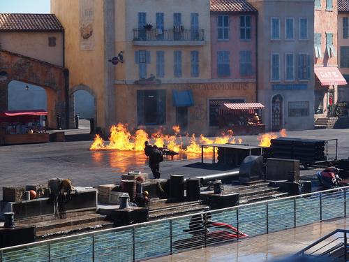 Motorcycle and fire #2