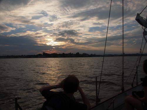 Capturing the sunset