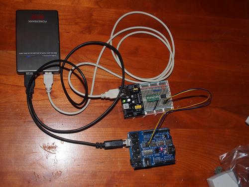 Arduino with 4N26JP opto-isolator