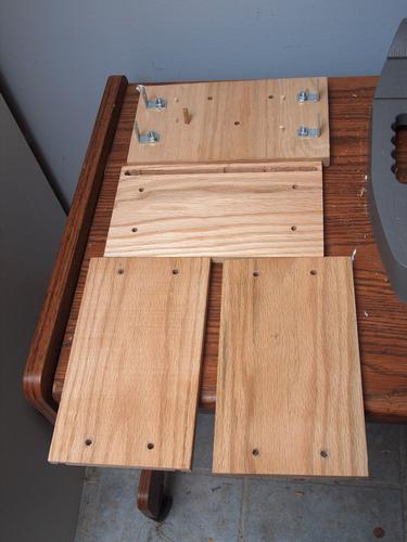 Wood pieces for camera box