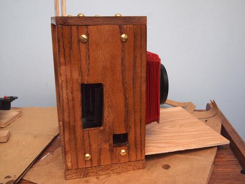 Hole for changing memory cards