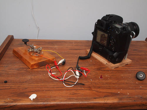 Using a telegraph to shoot pictures