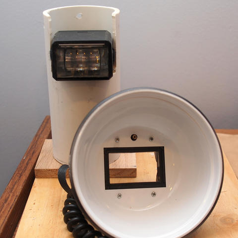 Failed attempt to disguise the Metz 48 flash #3