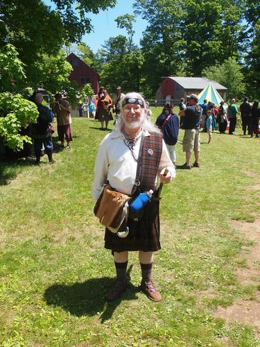 Scot in a kilt