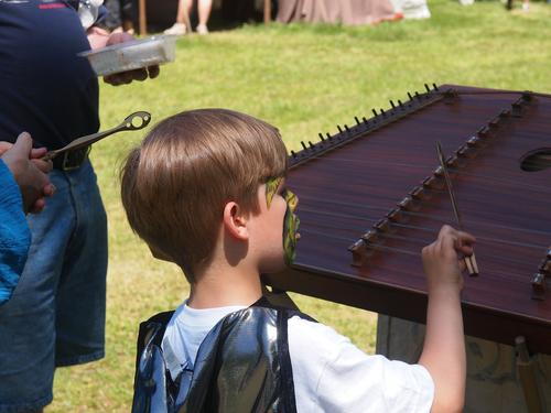 Young hammered dulicimer player #2