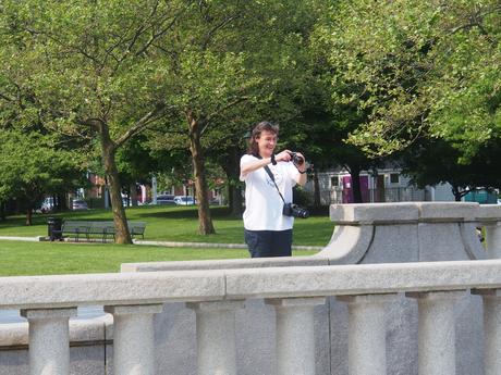 Trying out the new camera