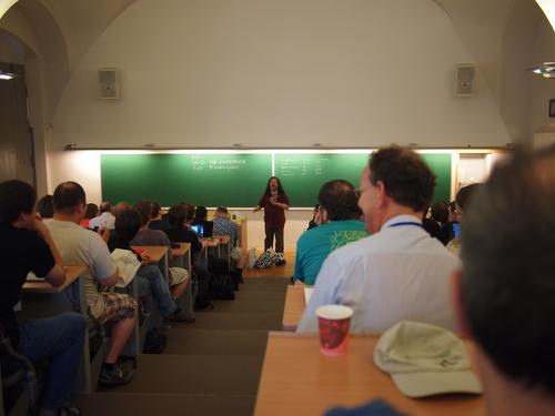 Richard Stallman at the 2012 Gnu Cauldron in Prague #2
