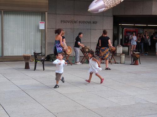 Kids enjoying themselves