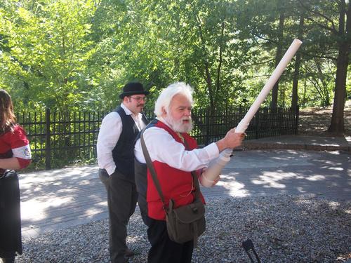 The professor has a gun