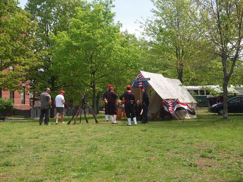 Civil war re-enactors