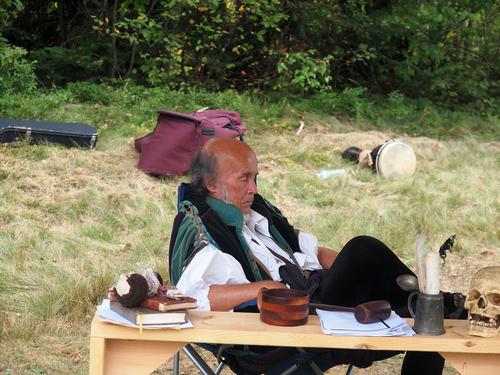 Resting up for the next show