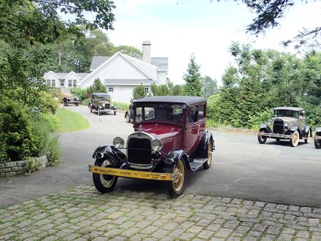 Model A club visits Hammond Castle #2