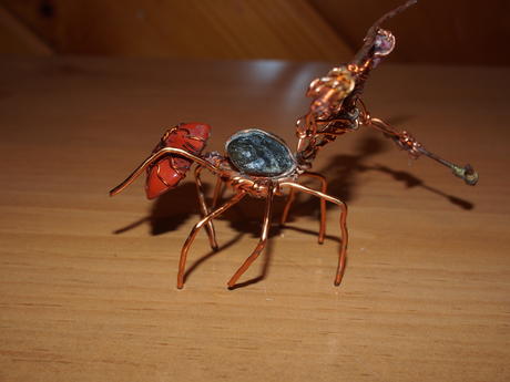 Christmas brass monster