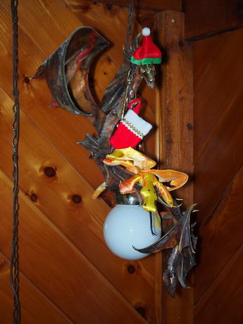 Christmas dragons