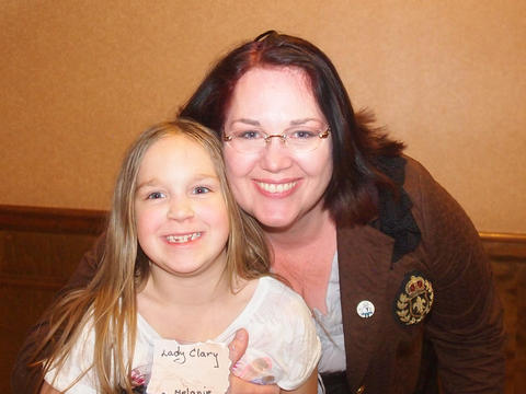 Proud mother and daughter