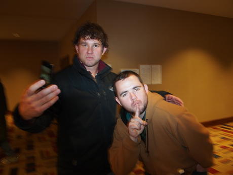 Two drunk guys that accosted me in the hallway