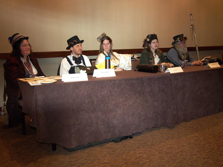 Steampunk costuming panel