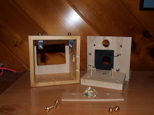 Back of the small steampunk camera parts