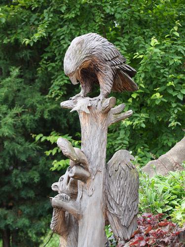 Eagle sculpture