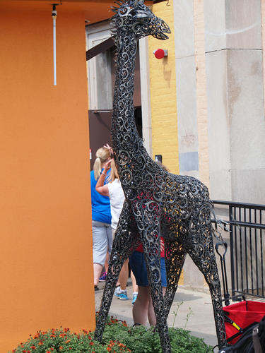 Giraffe sculpture