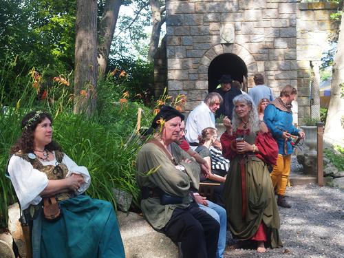 Waiting for the show