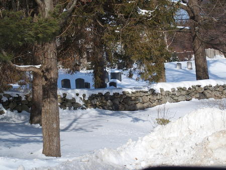 Winter graveyard