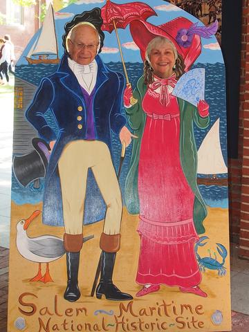 Dad and Lois in Salem, Massachusetts