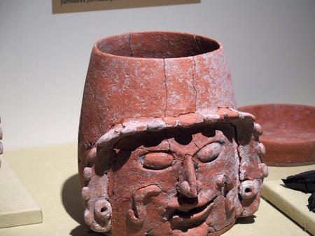 Mayan face bowl