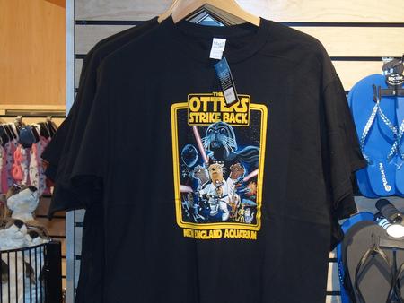 The otter strikes back tee shirt