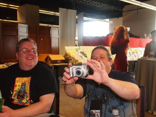 Getting my picture taken