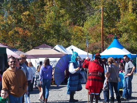 The King in a bird costume