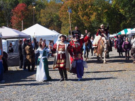 The King leads the parade