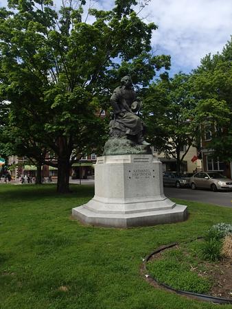 Nathaniel Hawthorne statue