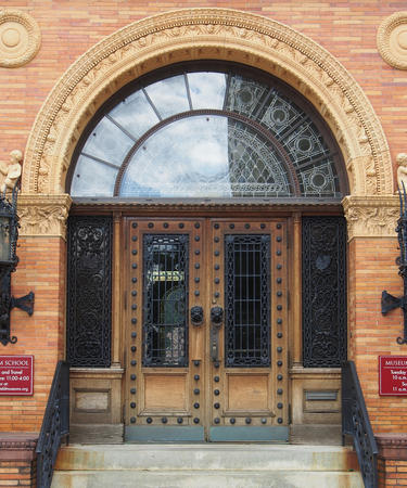 Art museum door