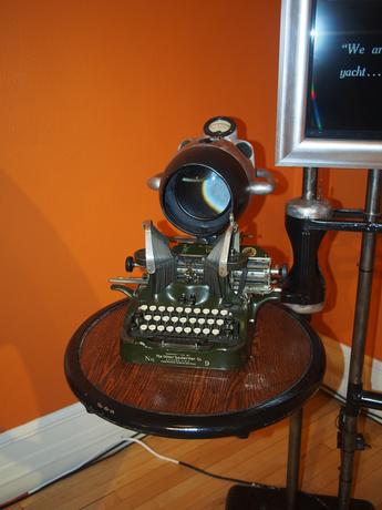 Steampunk video phone